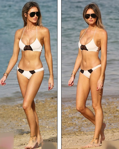 Bạn gái “sao” bóng đá đẹp nuột nà trên biển - 6 Georgina Dorsett