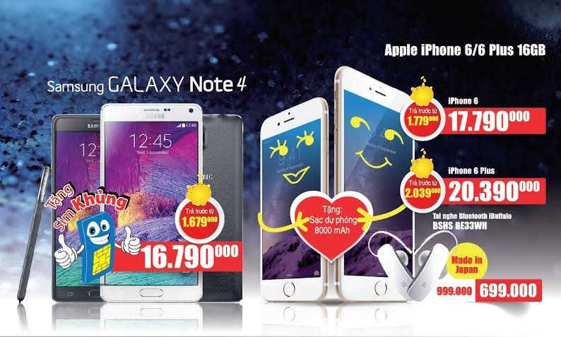 Mua iPhone 6 giá 1.779.000 đồng - 1 Chỉ cần trả trước 1.790.000 đồng để sở hữu iPhone 6