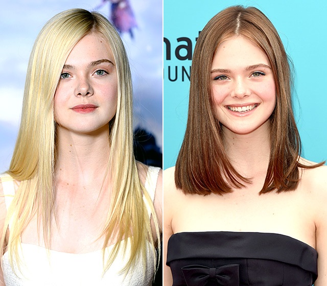 Những “pha” đổi màu tóc táo bạo của “sao” - 5 Elle Fanning