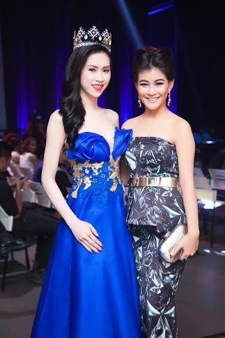 Hoa Hậu Đông Nam Á Thu Vũ rạng rỡ dự sự kiện tại Bangkok ngày 7/3 vừa qua