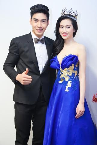 Hoa Hậu Đông Nam Á Thu Vũ rạng rỡ dự sự kiện tại Bangkok ngày 7/3 vừa qua