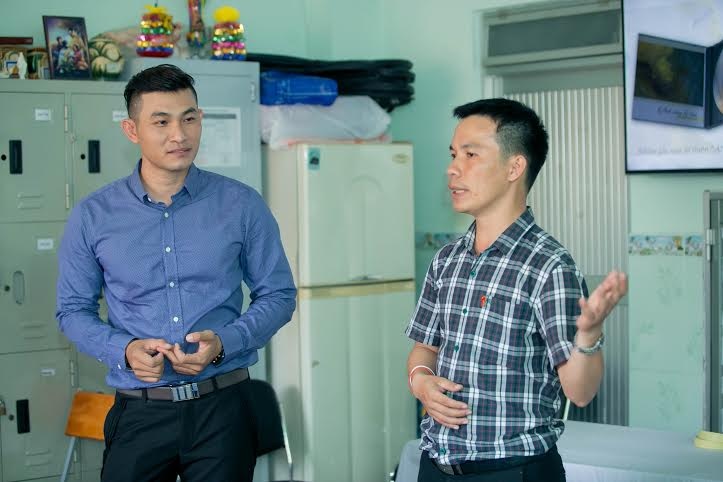 Nguyễn Hồng Ân làm họp báo ở mái ấm dành cho trẻ bị HIV/AIDS