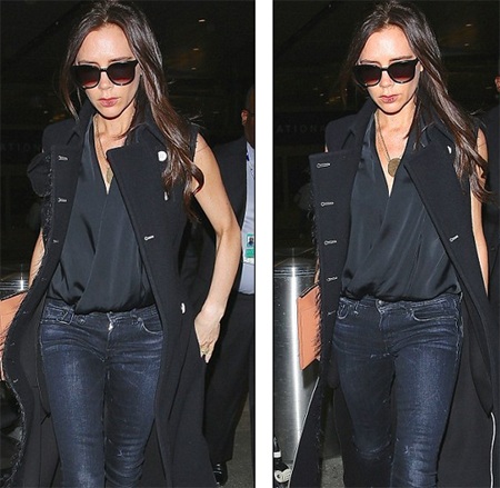 Victoria Beckham sành điệu tại sân bay - 4 Vĩnh Ngọc