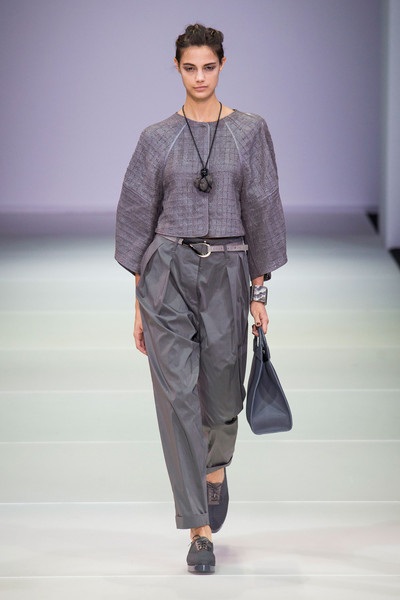 Bộ sưu tập Giorgio Armani lại tuần lễ thời trang Milan Spring 2015.