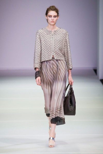 Bộ sưu tập Giorgio Armani lại tuần lễ thời trang Milan Spring 2015.