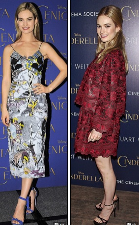 Ngắm bộ sưu tập váy hàng hiệu của “Lọ Lem” Lily James - 8 Lily James