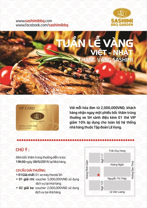 Sashimi BBQ Garden - Ẩm thực Nhật Bản giữa lòng Hà Nội - 6 •