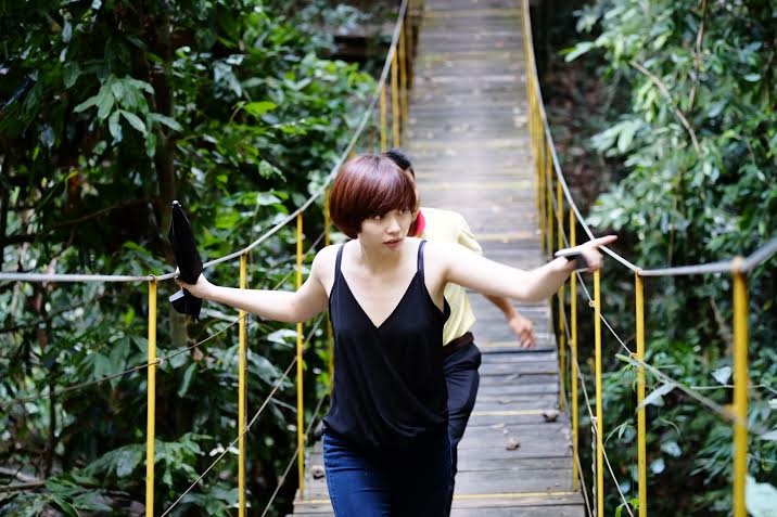 Lễ tưng bừng với rừng Madagui - 4 Đường đi bộ trên không