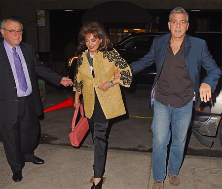 George Clooney thân thiết với bố mẹ vợ - 4 VN
