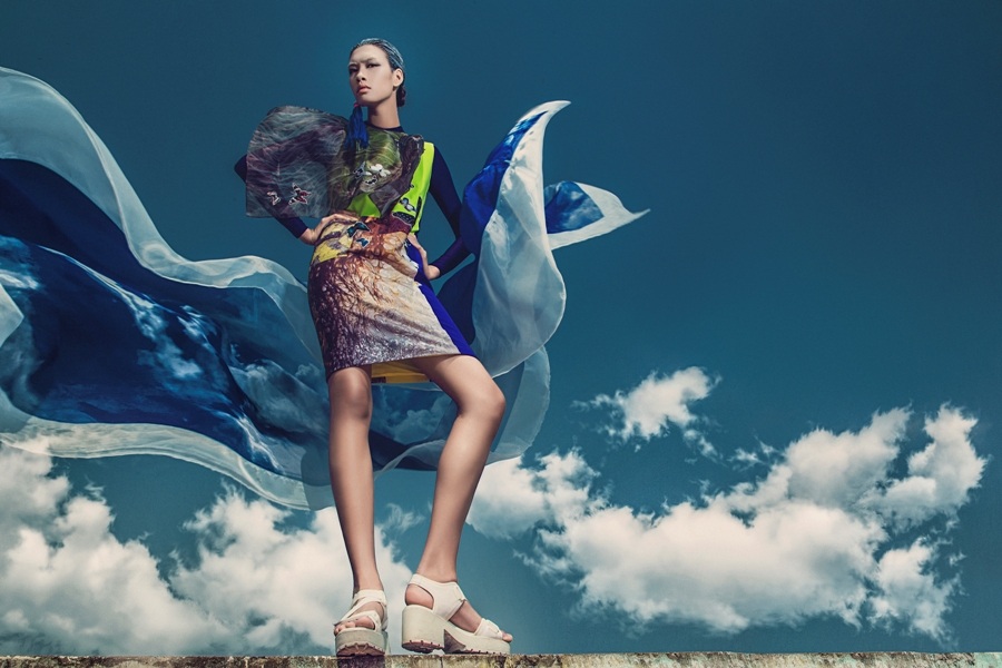 Quán quân Vietnam’s Next Top Model lạ lẫm trong bộ ảnh mới - 3 Quán quân Vietnam’s Next Top Model 2014 Nguyễn Oanh lạ lẫm trong bộ ảnh mới