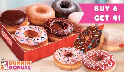 Bùng nổ chương trình mua 6 tặng 4 Donut Free