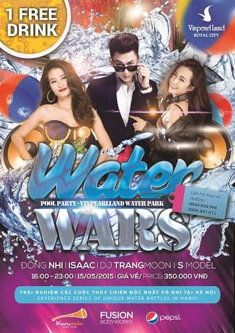 Đại thủy chiến cùng Đông Nhi, Isaac tại Vinpearlland Water Park - 4 Giải Bạc The Remix 2015 – Ca sĩ Isaac