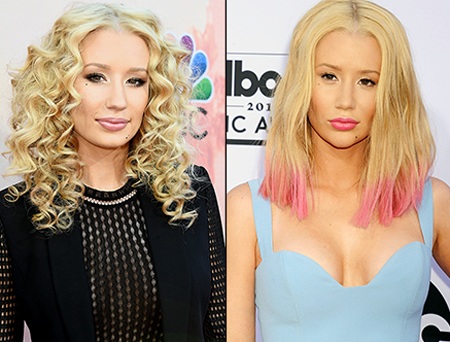 Ca sỹ gợi cảm người Úc tiếp tục phẫu thuật thẩm mỹ - 1 Iggy Azalea với hình ảnh mới mẻ (bên phải)