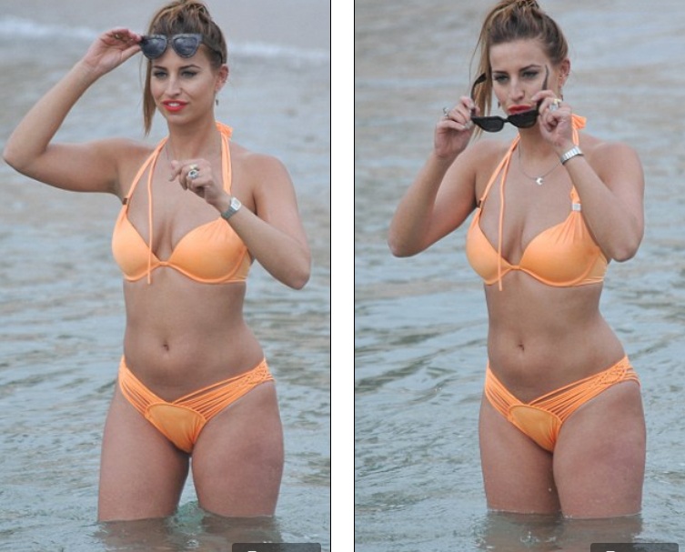 Người đẹp Anh bốc lửa trên biển - 6 Ferne McCann