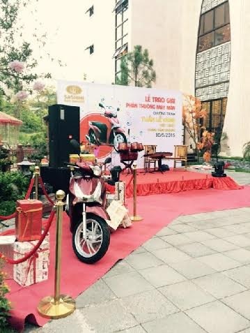 Chương trình bốc thăm trúng thưởng diễn ra hết sức sôi động, hấp dẫn