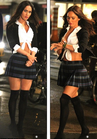 Megan Fox trẻ trung như học sinh - 4 Megan Fox