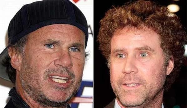 Những “sao” có vẻ ngoài rất giống nhau - 2 Chad Smith (Red Hot Chili Peppers) & Will Ferrell