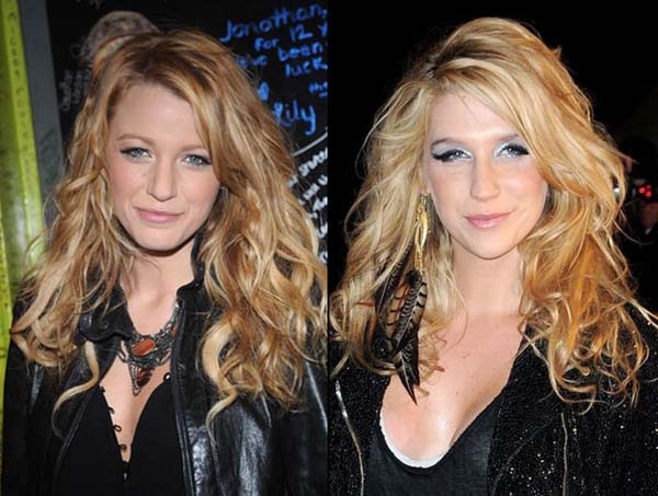 Những “sao” có vẻ ngoài rất giống nhau - 8 Blake Lively & Ke$ha