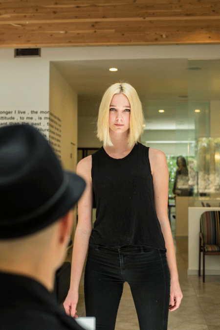 Đỗ Mạnh Cường tuyển chọn người mẫu tại Hollywood