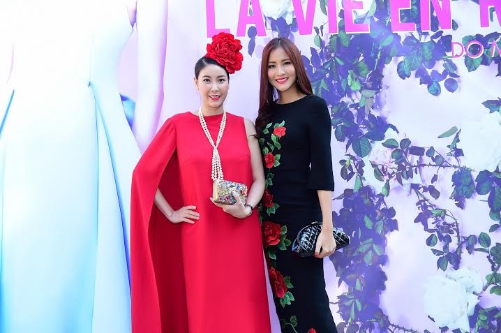 Người đẹp Việt dập dìu váy áo dự sự kiện - 5 Hoa hậu hà Kiều Anh và Farung Yuthithum - HHHV Thái Lan 2007