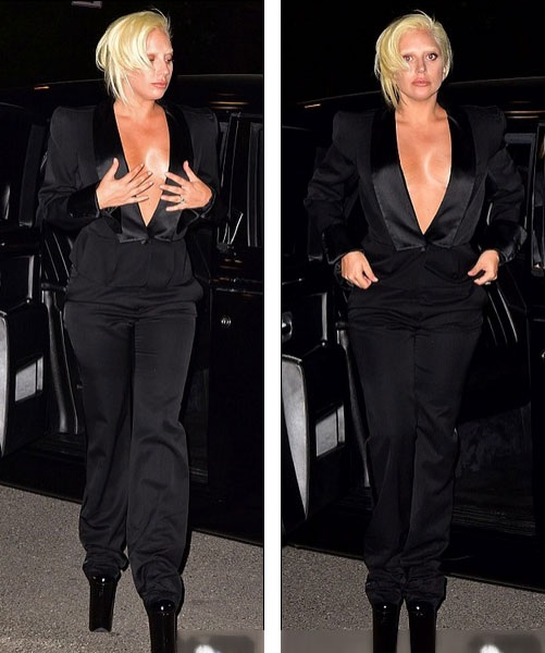 Lady Gaga “xộc xệch” ra phố - 4 Lady Gaga lại gây sốc khi dạo phố