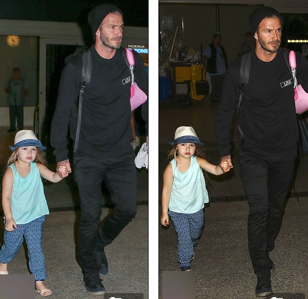 Con gái Beckham xinh như búp bê - 4 Ngắm thiên nhần nhỏ của David Beckham