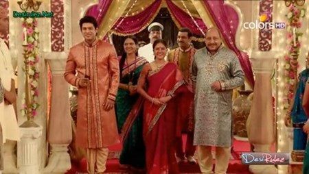 Lóa mắt vì ngôi nhà “dát vàng” trong Cô dâu 8 tuổi - 14 Kiến trúc như cung điện trong căn nhà chồng Anandi.