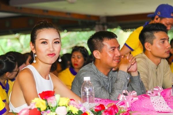 Thúy Vân đang cố gắng hết mình cho cuộc thi Hoa hậu Quốc tế 2015 - 7 Tại cuộc thi sắc đẹp
