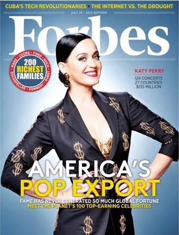 Hành trình “in ra tiền” của Katy Perry - 1 Ngôi sao tự tin trên trang bìa của Forbes