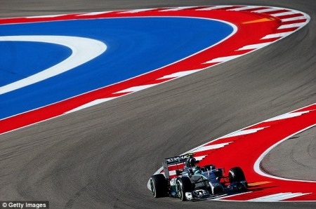 Đua phân hạng F1 2014 chặng Mỹ: Lợi thế dành cho Nico Rosberg