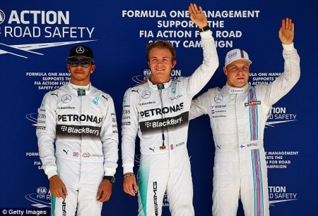 Đua phân hạng F1 2014 chặng Mỹ: Lợi thế dành cho Nico Rosberg