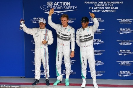 Chiến thắng tuyệt đối trong ngày đua phân hạng của Nico Rosberg