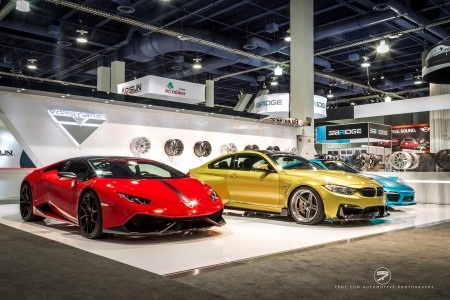 Gian trưng bày của nhà độ Vorsteiner (Ảnh: CarNinja)