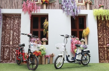 Chiếc xe đang “gây bão” tại thị trường miền
Nam là HKbike Zinger Extra