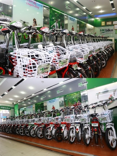 Chiếc xe đang “gây bão” tại thị trường miền
Nam là HKbike Zinger Extra