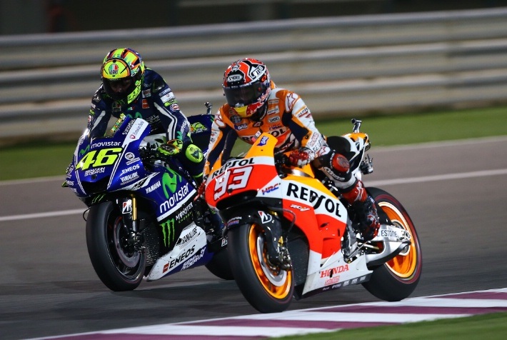 Những hình ảnh ấn tượng của mùa giải MotoGP 2014 (1) - 4 Valentino
Rossi để tuột chiến thắng vào tay Marc Marquez với 0,259 giây nhiều hơn