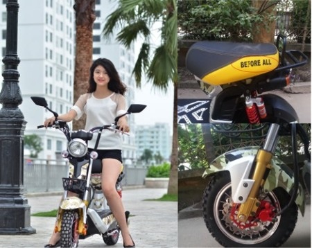 BEFORE ALL F8 được giới thiệu là mẫu xe duy nhất trên thị trường được trang bị phanh đĩa