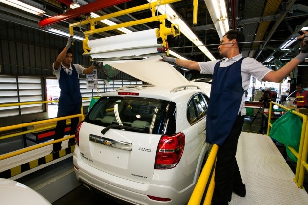 GM đóng cửa nhà máy tại Indonesia, ngừng sản xuất xe tại Thái Lan - 2 Dây chuyền lắp ráp xe SUV của GM tại Thái
Lan