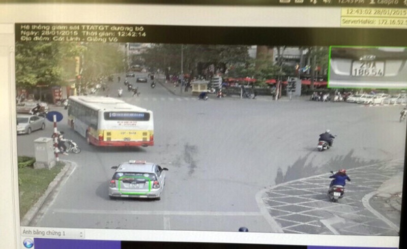 Camera giao thông 'tố', 69 trường hợp bị phạt nguội - 2 Các trường hợp vi phạm