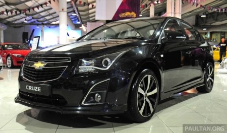 Cận cảnh Chevrolet Cruze phiên bản thể thao
