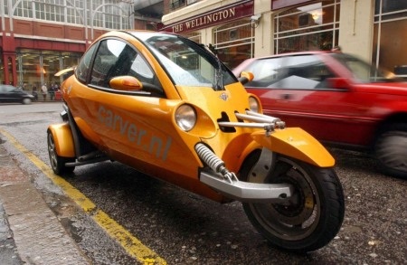 Chiếc xe
8 bánh này là ý tưởng của các sinh viên Đại học Keio ở Tokyo, Nhật Bản. (Nguồn:
Rex)