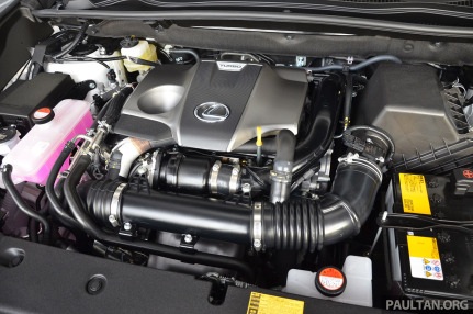 Động cơ 2.0L trên xe NX 200t