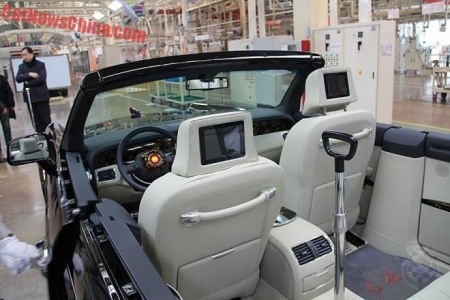 Chiếc Hongqi L5 tại nhà máy ở Trường Xuân, tỉnh Cát Lâm, Trung Quốc.