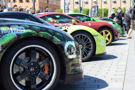 Hầu hết các xe tham gia hành trình này đều không còn giữ bộ vành nguyên bản.