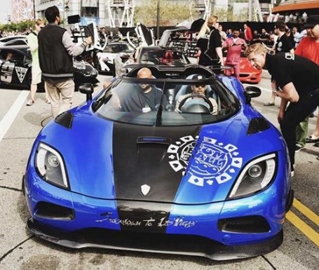 Lewis Hamilton tìm niềm vui tại Gumball 3000