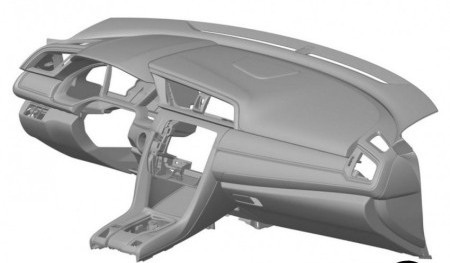 Hé lộ thiết kế táp-lô xe Civic thế hệ mới