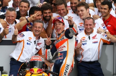 Nụ cười đã nở trên môi Marquez