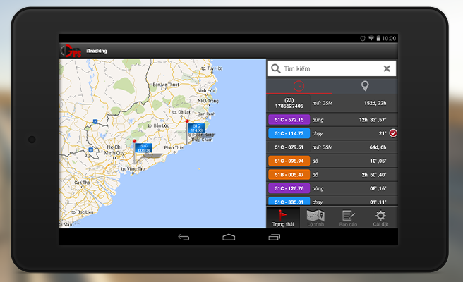 Thiết bị giám sát hành trình ô tô: những điều chưa biết - 2 Hoàn
toàn có thể giám sát từ xa trên nhiều thiết bị di động