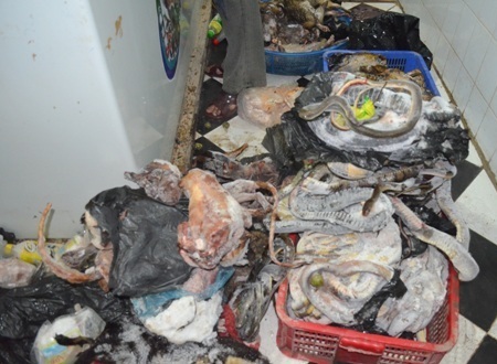 Tang vật bị thu giữ tại cơ sở bà Chi.