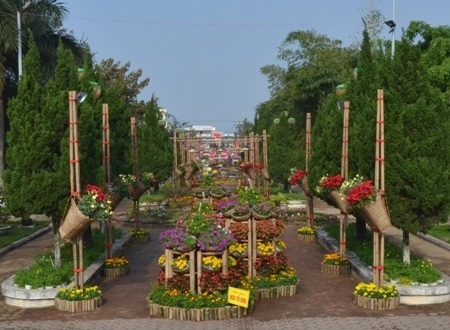 "Ngôn ngữ" vườn hoa xuân qua 25 tiểu cảnh - 9 Tiểu cảnh Hoa tổ ong.